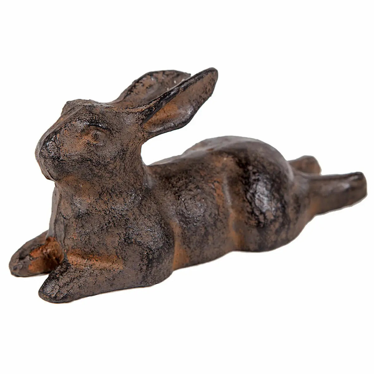 Cast Iron Reclining Rabbit
