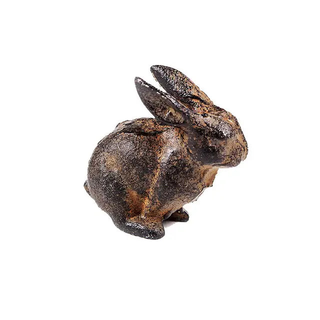 Cast Iron Sitting Rabbit