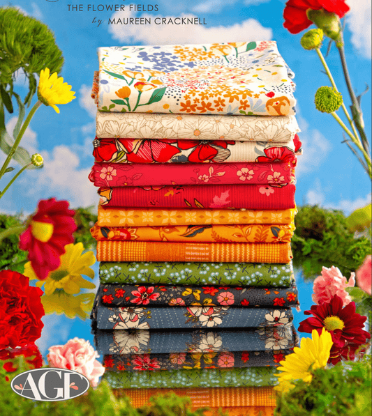 Flower Fields, 15 FQ Bundle
