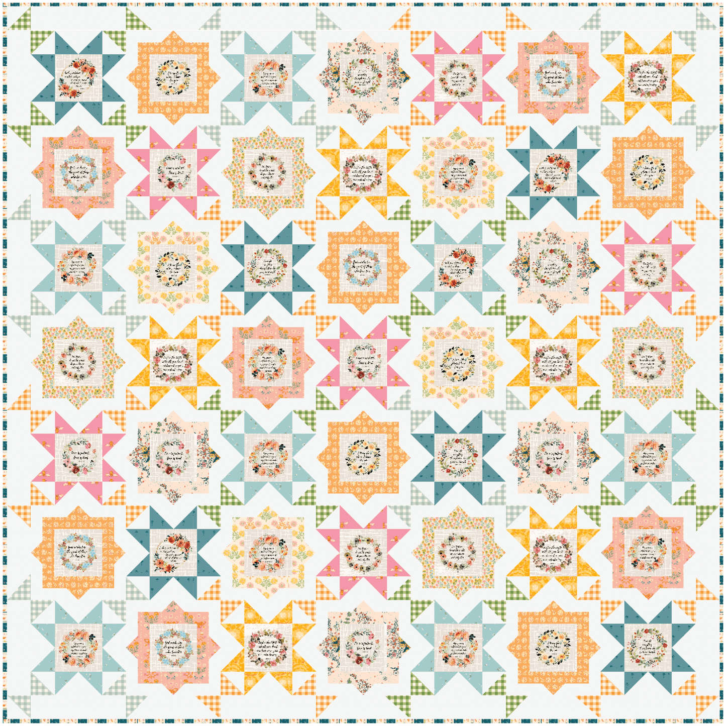 Fussy Frames Bible Verse Quilt Kit