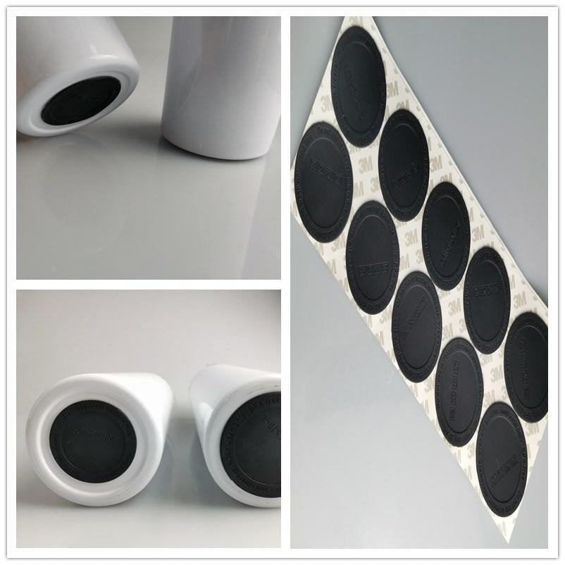 2 and 2 1/4 inch Rubber Bottom Coaster for 15oz 16oz 20oz 30oz Tumblers non skid.
