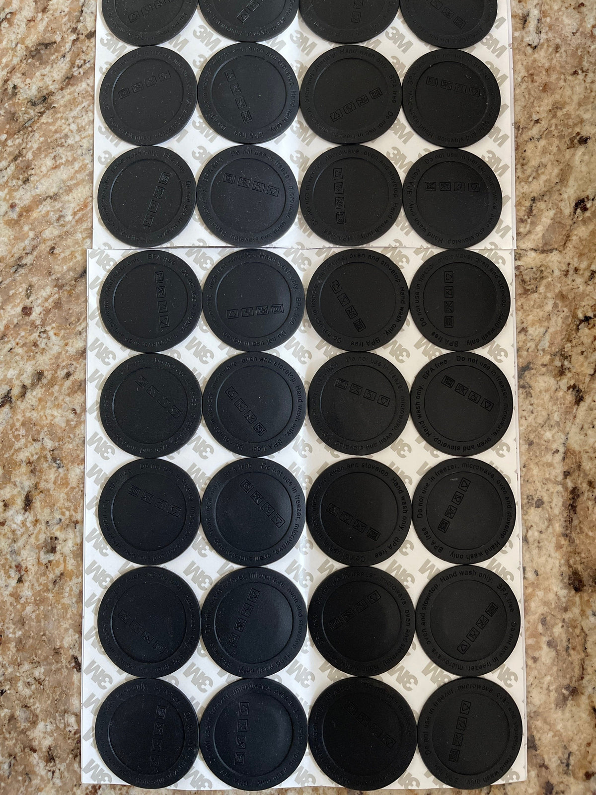 2 and 2 1/4 inch Rubber Bottom Coaster for 15oz 16oz 20oz 30oz Tumblers non skid.