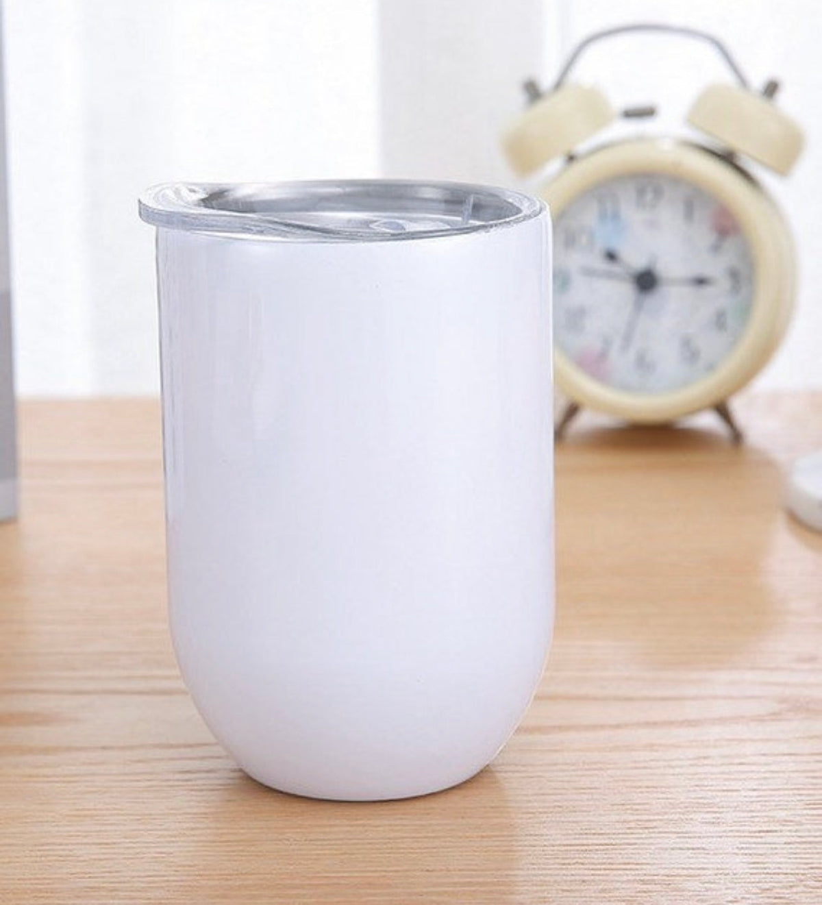 Blank 12oz Wine Sublimation Tumbler Straight (non-tapered) BPA Free Stainless Dual Wall