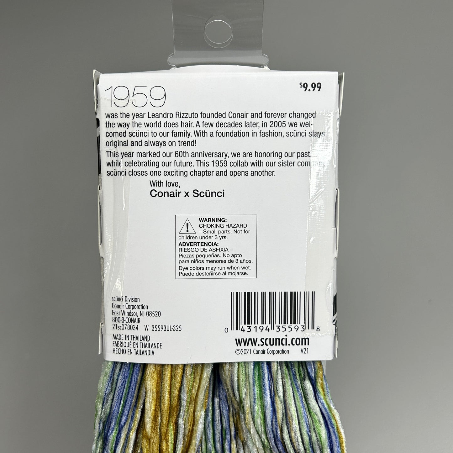 SCUNCI 3-PACK! Turban Headwrap Multicolor 1959 (New)