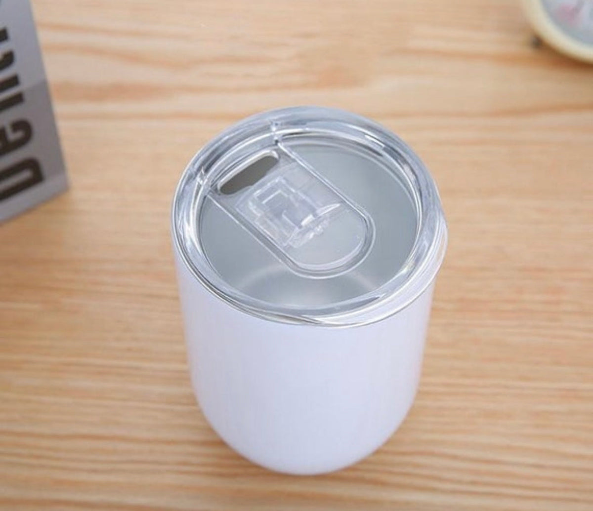 Blank 12oz Wine Sublimation Tumbler Straight (non-tapered) BPA Free Stainless Dual Wall