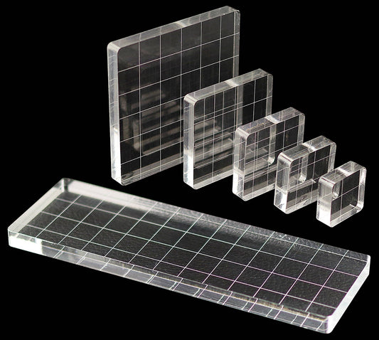 Peter Pauper Press - Studio Series Acrylic Block Stamp Set (6 clear blocks)